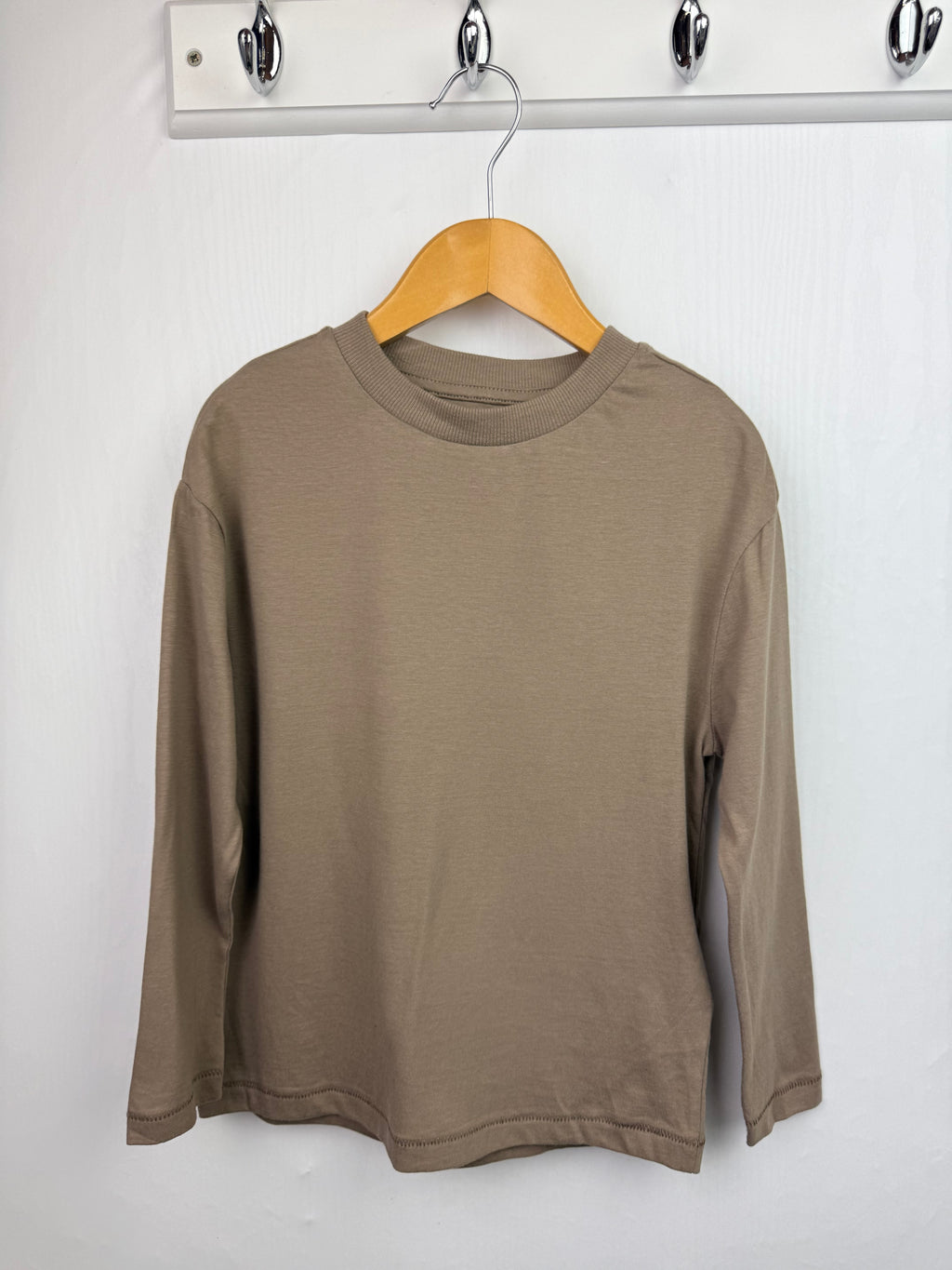 M&S Brown Long Sleeve Top - Boys 4-5 Years