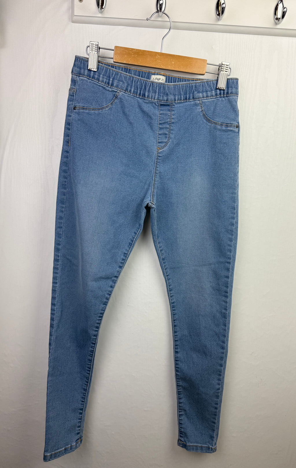 F&F Blue Jeggings - Girls 11-12 Years