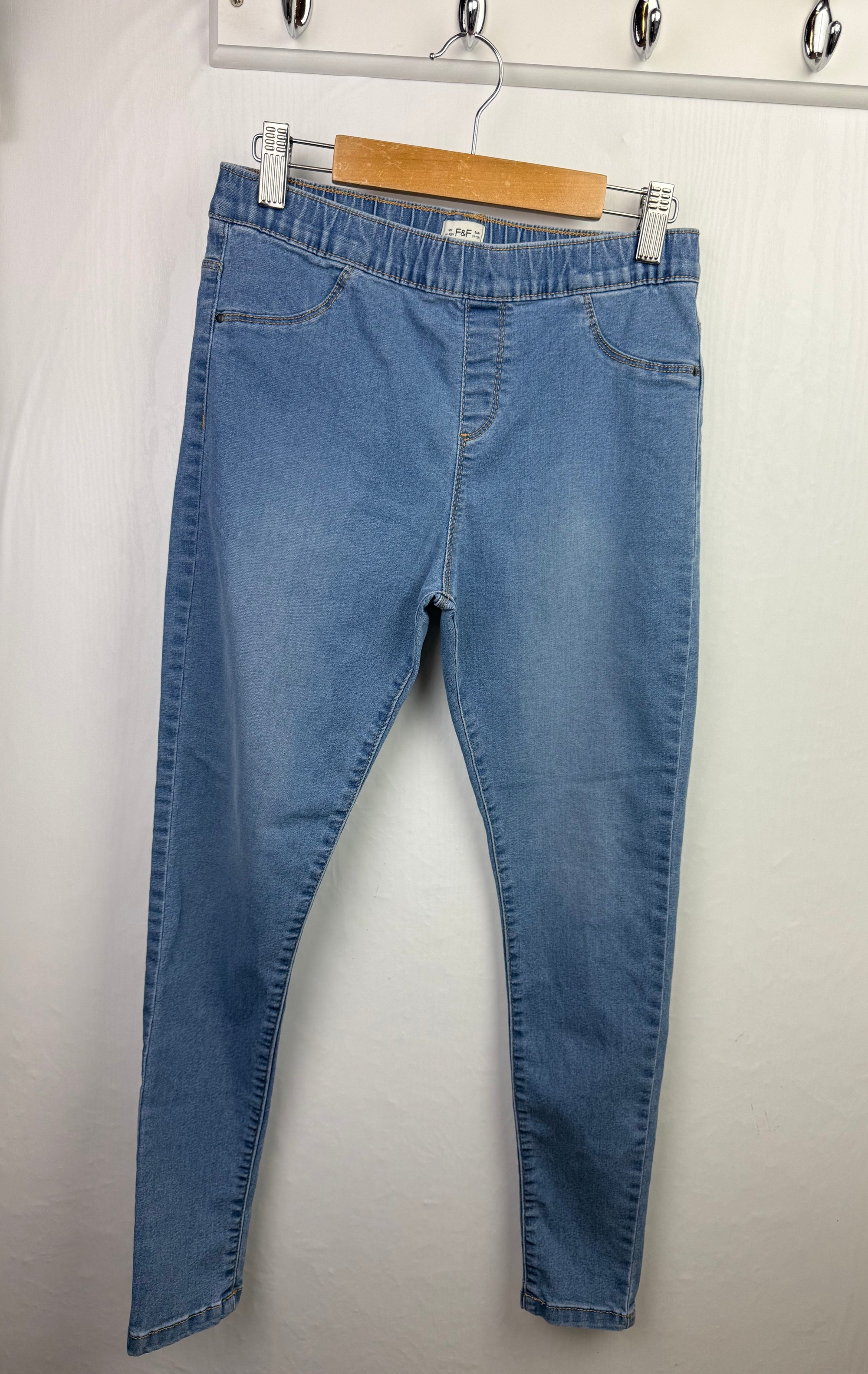 F&F Blue Jeggings - Girls 11-12 Years