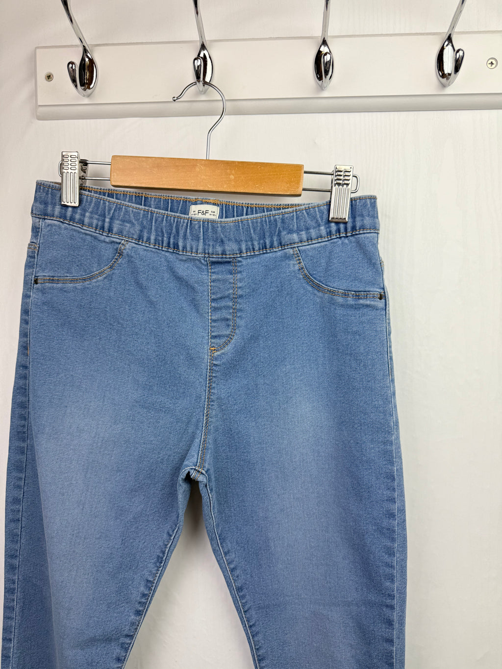 F&F Blue Jeggings - Girls 11-12 Years