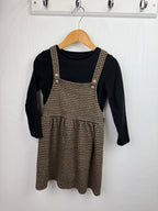 F&F Dogtooth Dress & Top - Girls 2-3 Years
