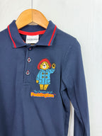 TU Navy Paddington Long Sleeve Top - Boys 3-4 Years