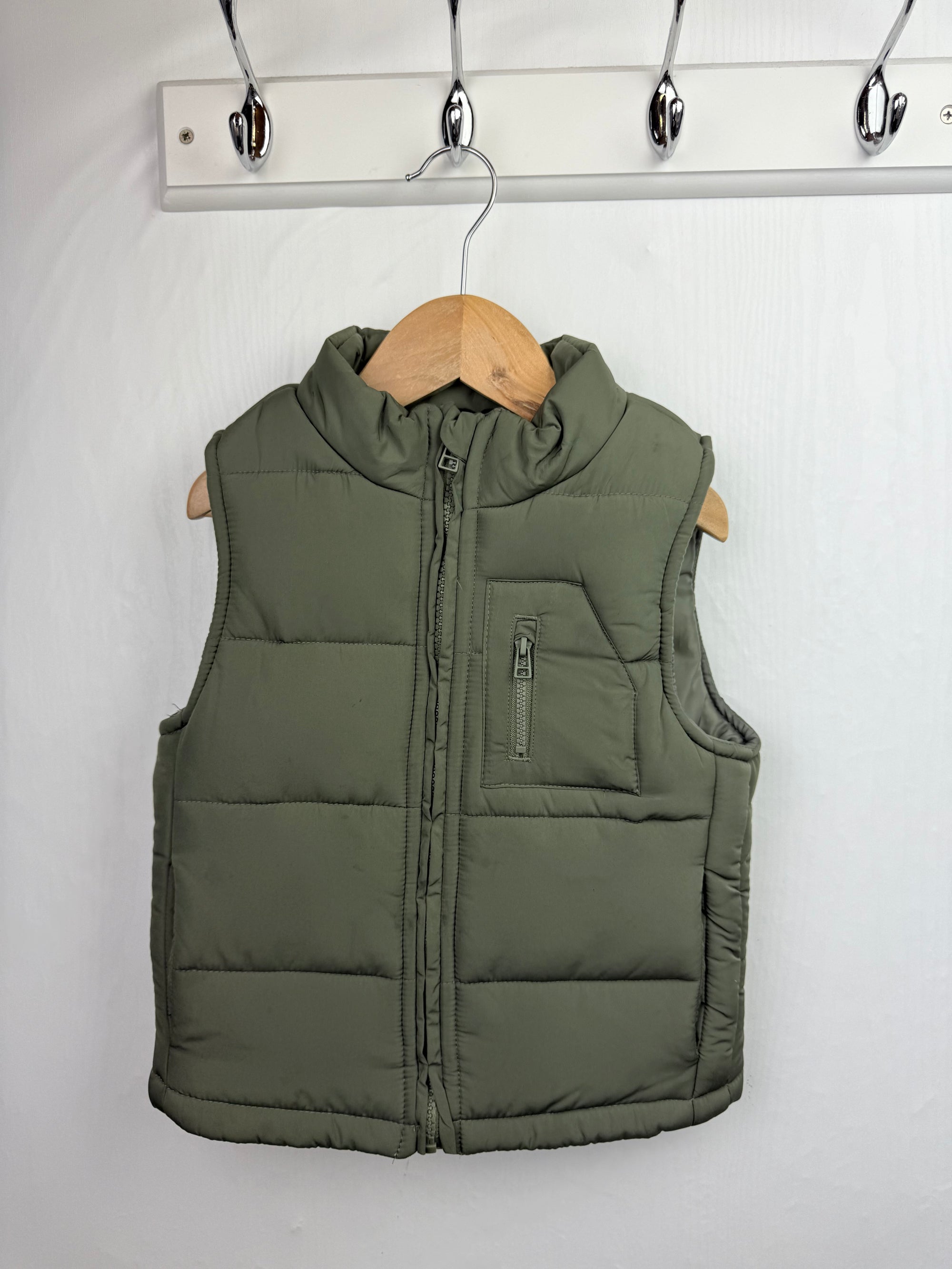 F&F Green Padded Body Warmer - Boys 18-24 Months