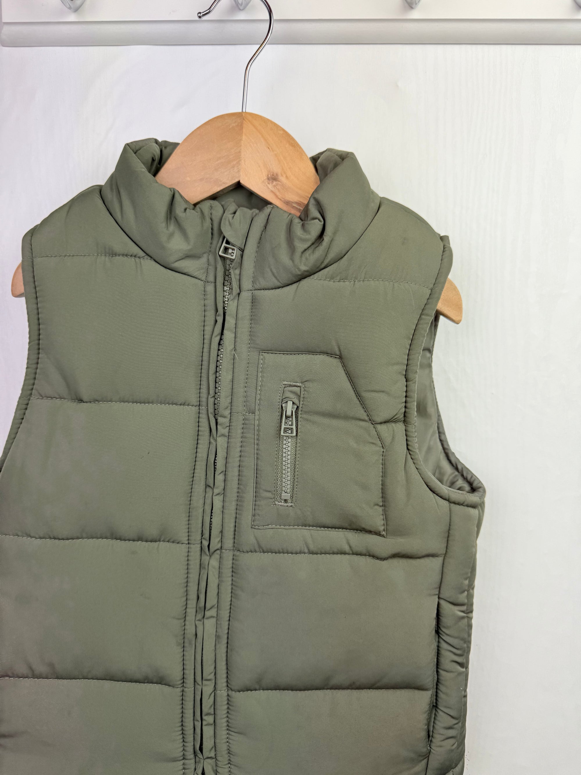 F&F Green Padded Body Warmer - Boys 18-24 Months
