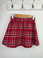 Nutmeg Red Checked Skirt - Girls 4-5 Years