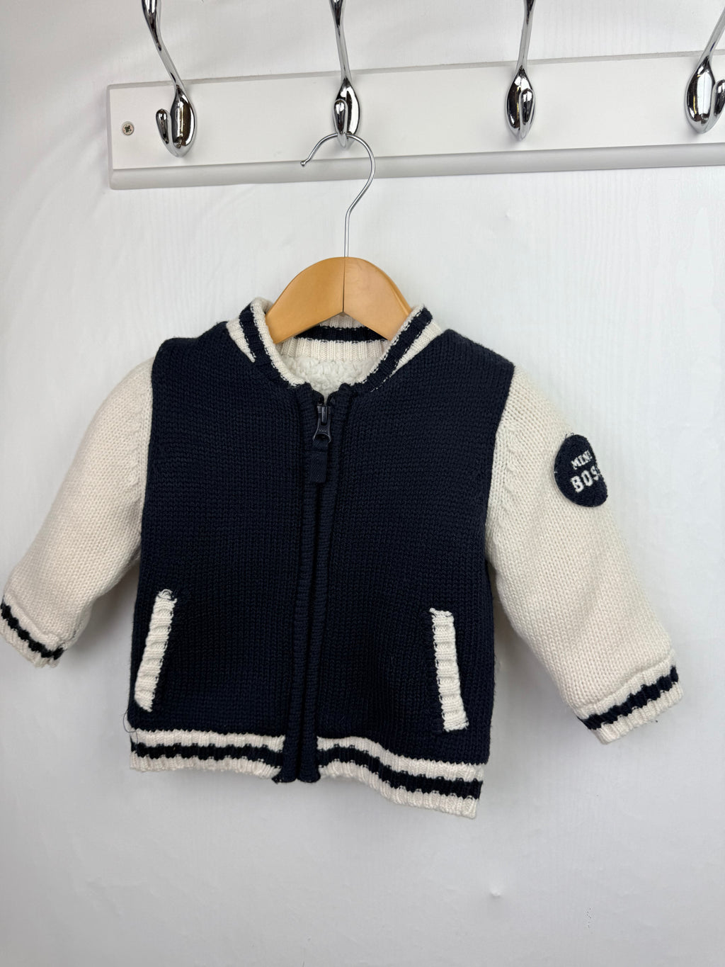 Nutmeg Warm Lined Cardigan - Baby Boys 3-6 Months