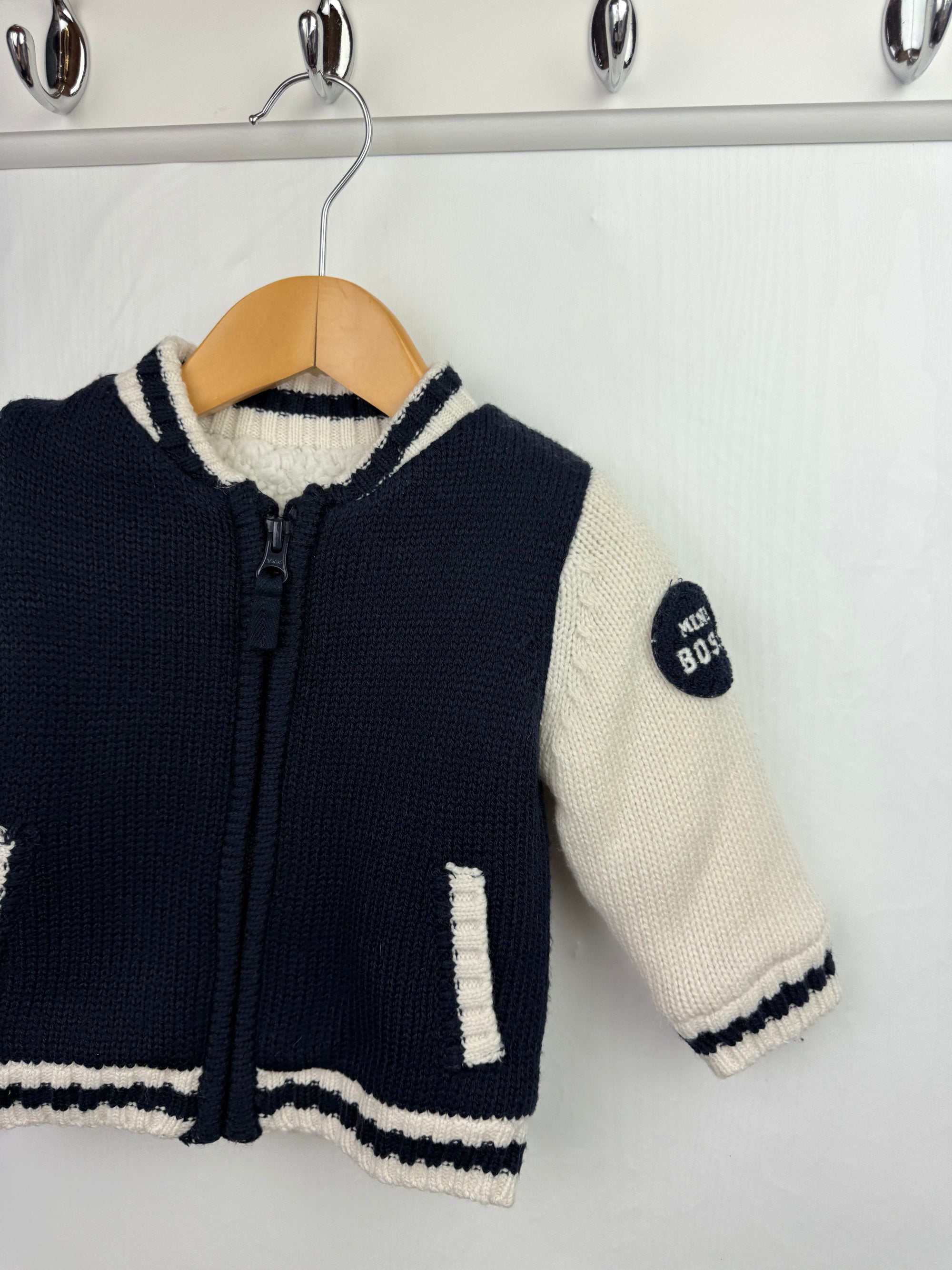 Nutmeg Warm Lined Cardigan - Baby Boys 3-6 Months