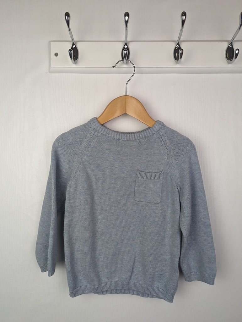 H&M Blue Cotton Jumper 12-18m H&M Used, Preloved, Preworn & Second Hand Baby, Kids & Children's Clothing UK Online. Cheap affordable. Brands including Next, Joules, Nutmeg, TU, F&F, H&M.