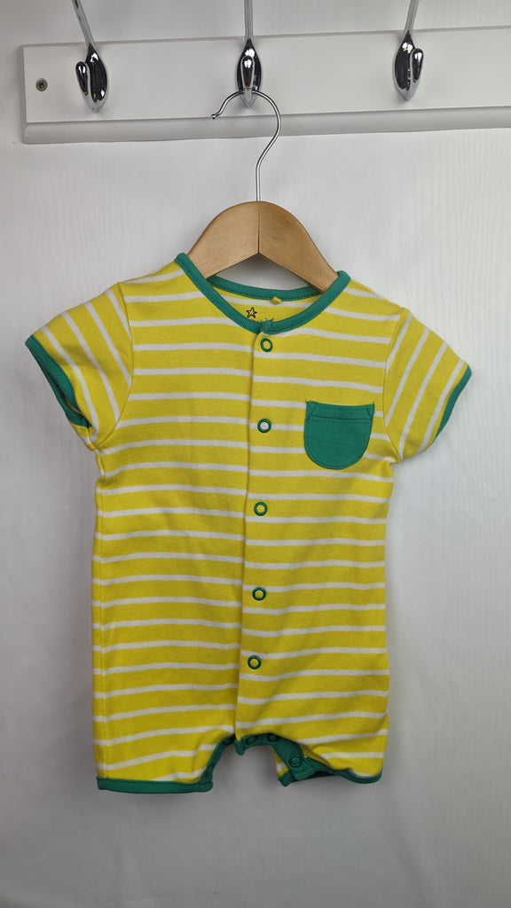 NEXT Yellow & Green Romper 0-3m Next Used, Preloved, Preworn & Second Hand Baby, Kids & Children's Clothing UK Online. Cheap affordable. Brands including Next, Joules, Nutmeg Morrisons, TU, F&F, H&M.