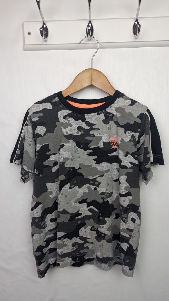 Matalan camo print sports Top 6-7y Matalan Used, Preloved, Preworn & Second Hand Baby, Kids & Children's Clothing UK Online. Cheap affordable. Brands including Next, Joules, Nutmeg Morrisons, TU, F&F, H&M.