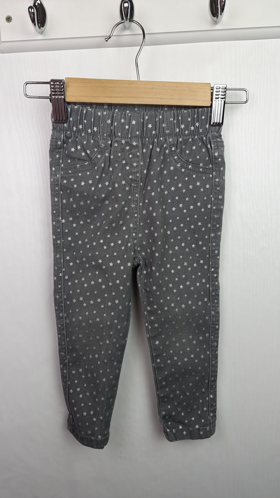 Matalan Grey Star Jeans 12-18m Matalan Used, Preloved, Preworn & Second Hand Baby, Kids & Children's Clothing UK Online. Cheap affordable. Brands including Next, Joules, Nutmeg, TU, F&F, H&M.