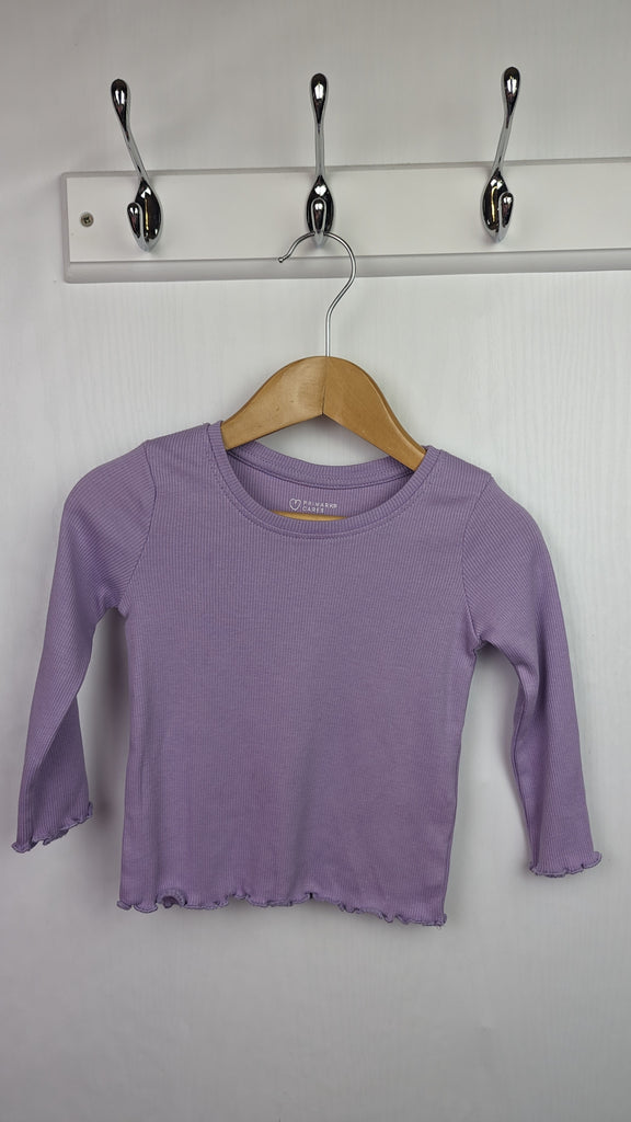 Primark Purple Ribbed Top 9-12m Primark Used, Preloved, Preworn & Second Hand Baby, Kids & Children's Clothing UK Online. Cheap affordable. Brands including Next, Joules, Nutmeg Morrisons, TU, F&F, H&M.