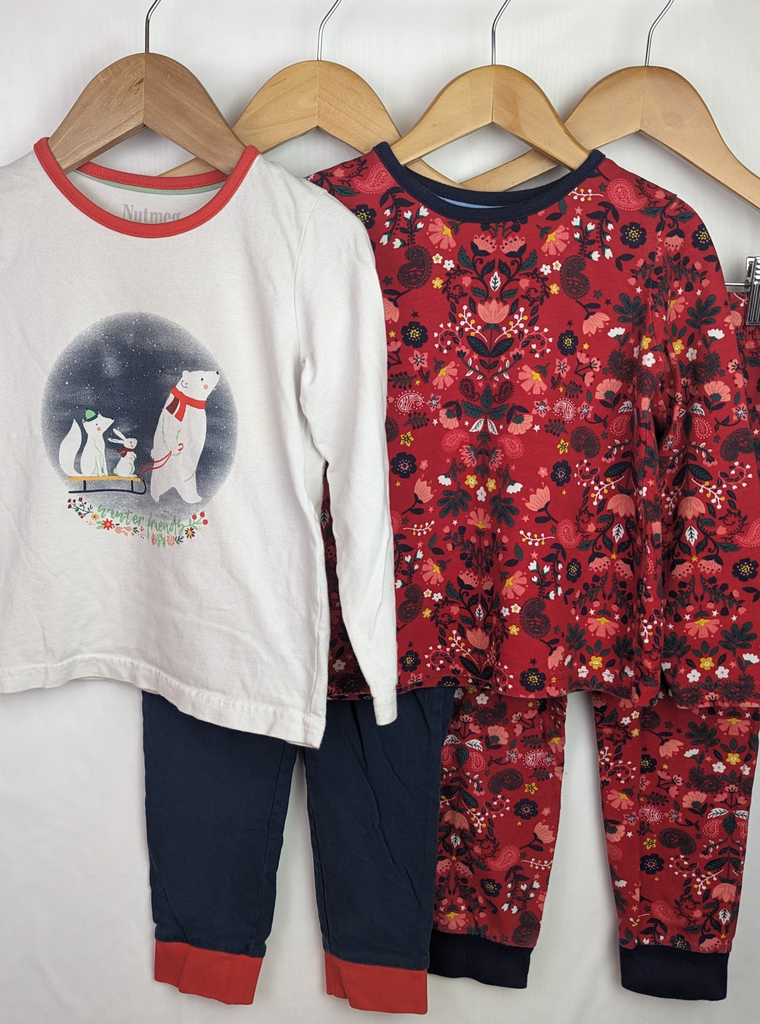 PLAYWEAR Pajama Bundle - Girls 3-4 Years Nutmeg Used, Preloved, Preworn & Second Hand Baby, Kids & Children's Clothing UK Online. Cheap affordable. Brands including Next, Joules, Nutmeg, TU, F&F, H&M.