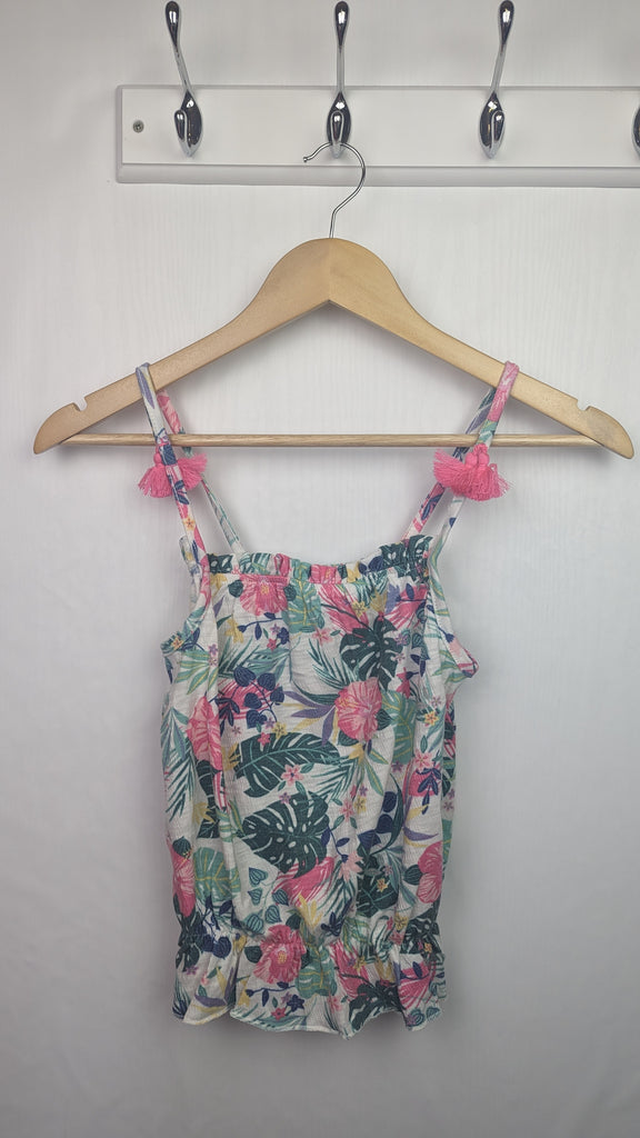 George Floral Strap Top - Girls 11-12 Years George Used, Preloved, Preworn & Second Hand Baby, Kids & Children's Clothing UK Online. Cheap affordable. Brands including Next, Joules, Nutmeg Morrisons, TU, F&F, H&M.