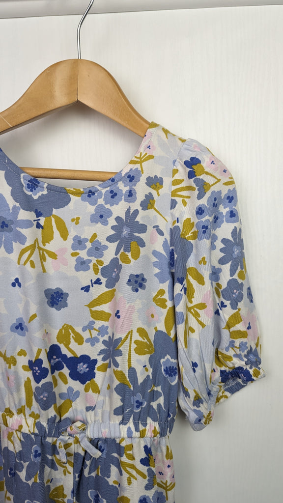 Nutmeg Blue Floral Playsuit - Girls 3-4 Years Nutmeg Used, Preloved, Preworn & Second Hand Baby, Kids & Children's Clothing UK Online. Cheap affordable. Brands including Next, Joules, Nutmeg, TU, F&F, H&M.