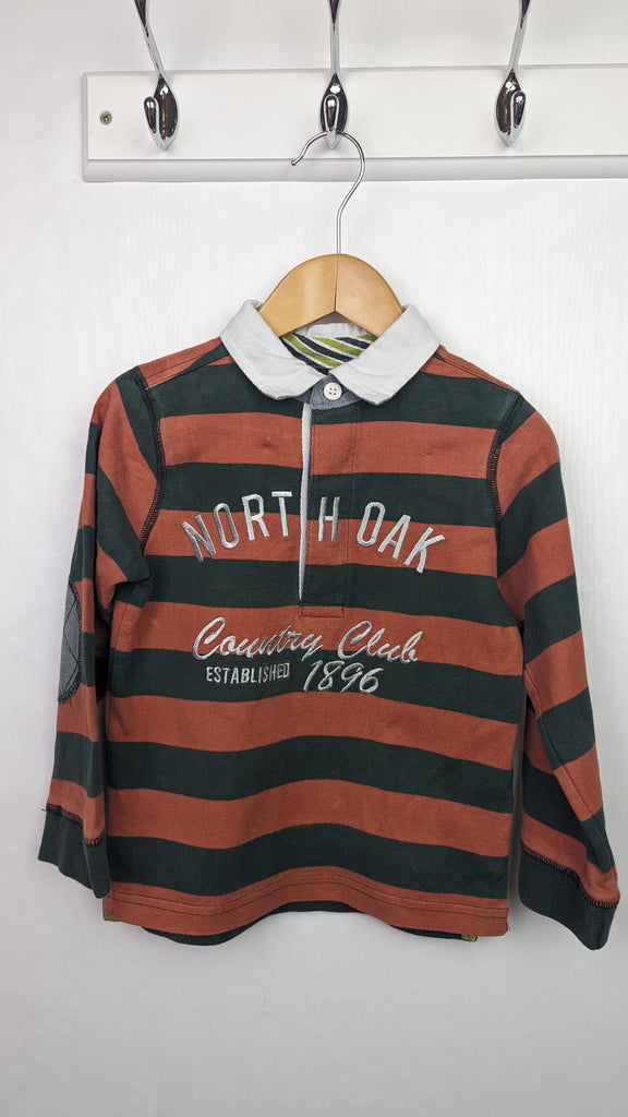 Mothercare Striped Rugby Shirt - Boys 2-3 Years Mothercare Used, Preloved, Preworn & Second Hand Baby, Kids & Children's Clothing UK Online. Cheap affordable. Brands including Next, Joules, Nutmeg, TU, F&F, H&M.