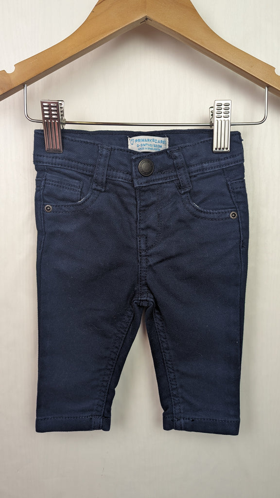 Primark Navy Soft Jeans - Boys 0-3 Years Primark Used, Preloved, Preworn & Second Hand Baby, Kids & Children's Clothing UK Online. Cheap affordable. Brands including Next, Joules, Nutmeg Morrisons, TU, F&F, H&M.