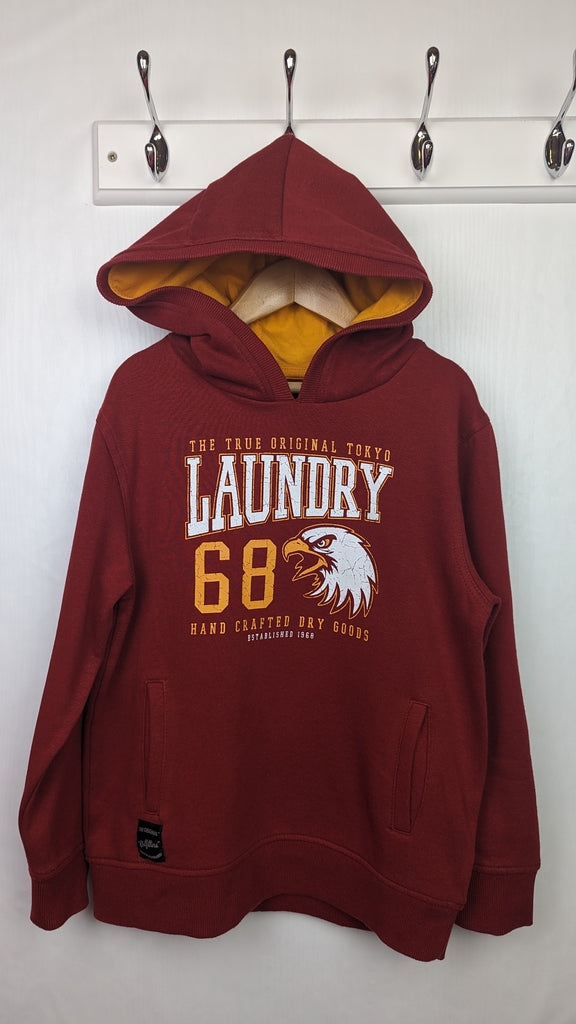 Tokyo Laundry Red & Orange Hoodie - Boys 7-8 Years Tokyo Laundry Used, Preloved, Preworn & Second Hand Baby, Kids & Children's Clothing UK Online. Cheap affordable. Brands including Next, Joules, Nutmeg, TU, F&F, H&M.
