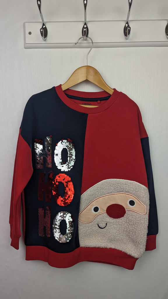 F&F Sequin Christmas Ho Ho Ho Jumper - Unisex 6-7 Years F&F Used, Preloved, Preworn & Second Hand Baby, Kids & Children's Clothing UK Online. Cheap affordable. Brands including Next, Joules, Nutmeg, TU, F&F, H&M.