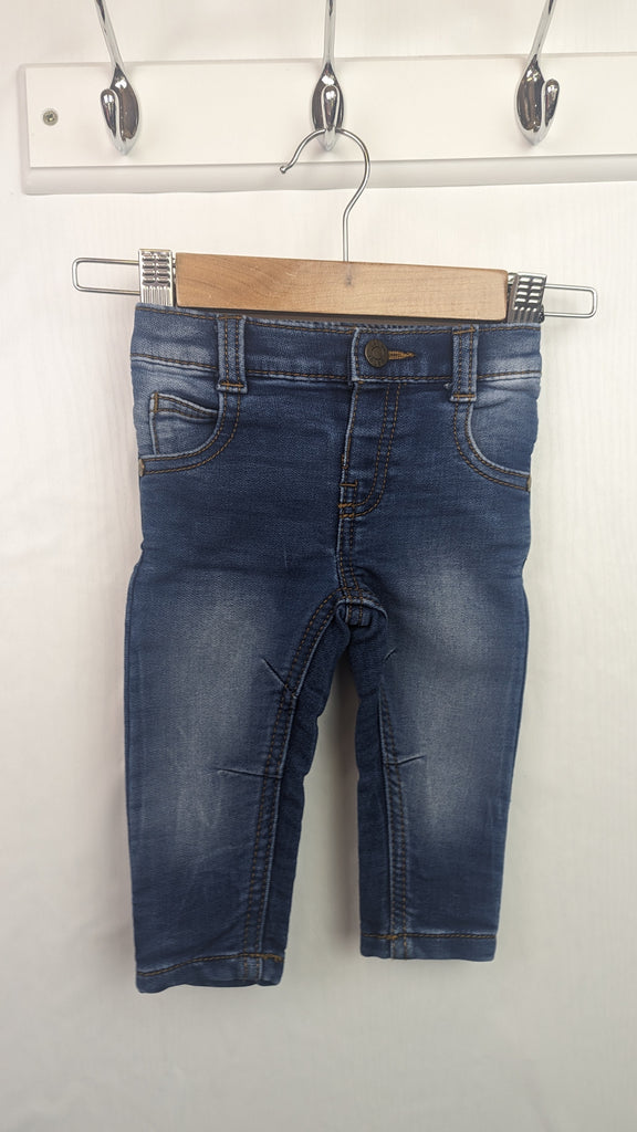 F&F Blue Denim Jeans - Unisex 0-3 Months F&F Used, Preloved, Preworn & Second Hand Baby, Kids & Children's Clothing UK Online. Cheap affordable. Brands including Next, Joules, Nutmeg, TU, F&F, H&M.