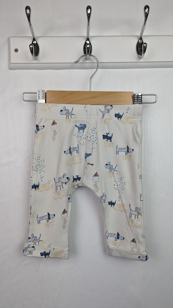 M&S Cream Puppy Leggings - Unisex 3-6 Months Marks & Spencer Used, Preloved, Preworn & Second Hand Baby, Kids & Children's Clothing UK Online. Cheap affordable. Brands including Next, Joules, Nutmeg, TU, F&F, H&M.