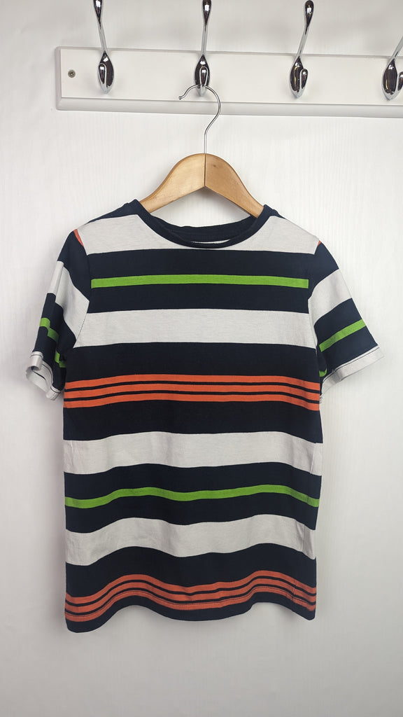 TU Striped Short Sleeve Top - Boys 8 Years TU Used, Preloved, Preworn & Second Hand Baby, Kids & Children's Clothing UK Online. Cheap affordable. Brands including Next, Joules, Nutmeg, TU, F&F, H&M.