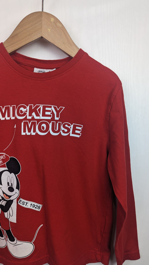 Mickey Mouse Red Top - Unisex 6-7 Years Primark Used, Preloved, Preworn & Second Hand Baby, Kids & Children's Clothing UK Online. Cheap affordable. Brands including Next, Joules, Nutmeg, TU, F&F, H&M.