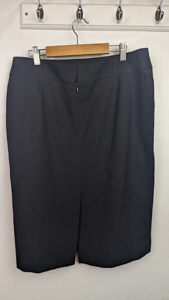 New Ex M&S Black Skirt & Belt - Ladies Size 14 Marks & Spencer Used, Preloved, Preworn & Second Hand Baby, Kids & Children's Clothing UK Online. Cheap affordable. Brands including Next, Joules, Nutmeg Morrisons, TU, F&F, H&M.