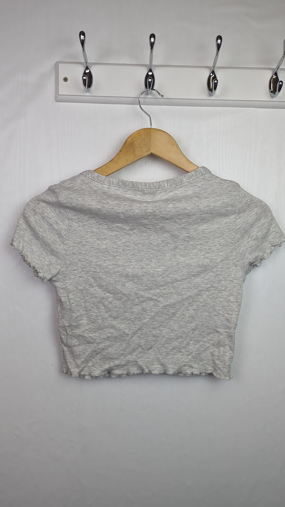 NEW H&M Grey Ladies Crop Top - Size XXS H&M Used, Preloved, Preworn & Second Hand Baby, Kids & Children's Clothing UK Online. Cheap affordable. Brands including Next, Joules, Nutmeg Morrisons, TU, F&F, H&M.