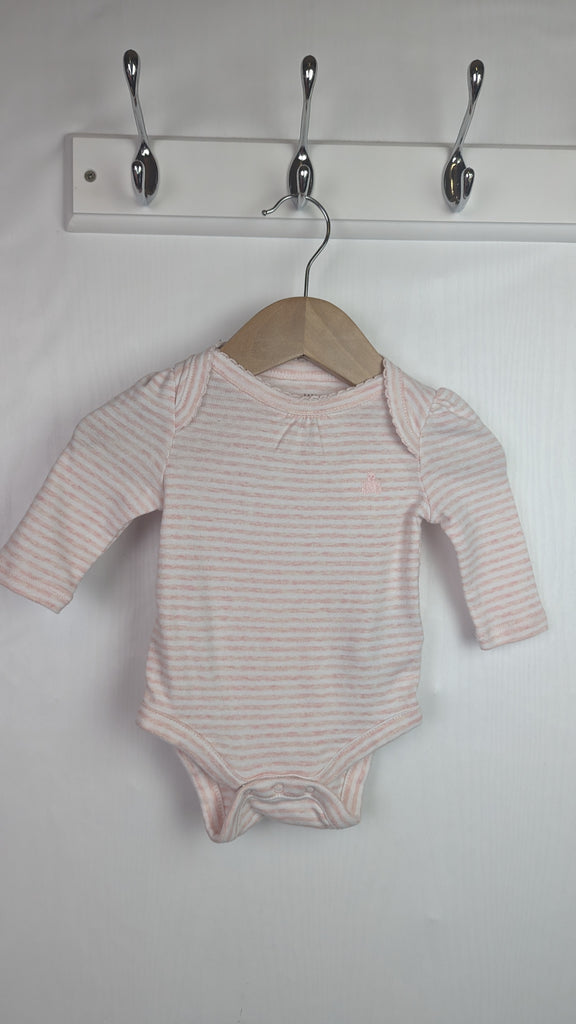 Gap Pink Striped Bodysuit - Girls 0-3 Months Gap Used, Preloved, Preworn & Second Hand Baby, Kids & Children's Clothing UK Online. Cheap affordable. Brands including Next, Joules, Nutmeg, TU, F&F, H&M.