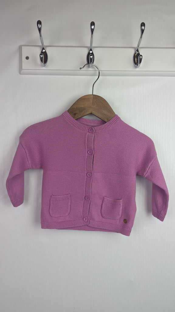 M&S Lilac Cardigan - Girls 3-6 Months Marks & Spencer Used, Preloved, Preworn & Second Hand Baby, Kids & Children's Clothing UK Online. Cheap affordable. Brands including Next, Joules, Nutmeg, TU, F&F, H&M.