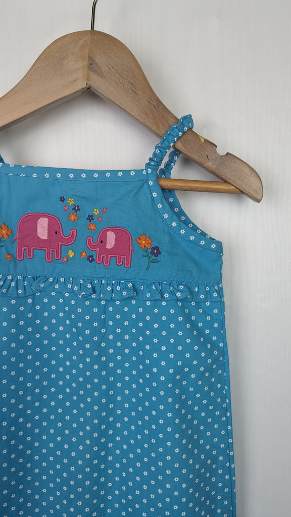 NEW Jojo Maman Bebe Elephant Sunsuit Romper - Girls 12-18 Months Jojo Maman Bebe Used, Preloved, Preworn & Second Hand Baby, Kids & Children's Clothing UK Online. Cheap affordable. Brands including Next, Joules, Nutmeg, TU, F&F, H&M.