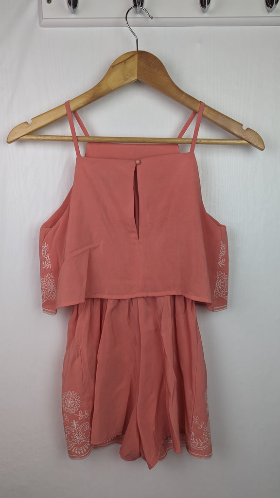 New Look Peach Playsuit - Girls 9 Years New Look Used, Preloved, Preworn & Second Hand Baby, Kids & Children's Clothing UK Online. Cheap affordable. Brands including Next, Joules, Nutmeg Morrisons, TU, F&F, H&M.