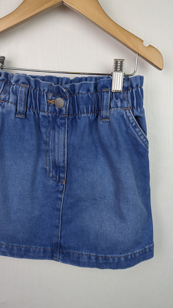 Next Blue Denim Skirt - Girls 7 Years Next Used, Preloved, Preworn & Second Hand Baby, Kids & Children's Clothing UK Online. Cheap affordable. Brands including Next, Joules, Nutmeg Morrisons, TU, F&F, H&M.