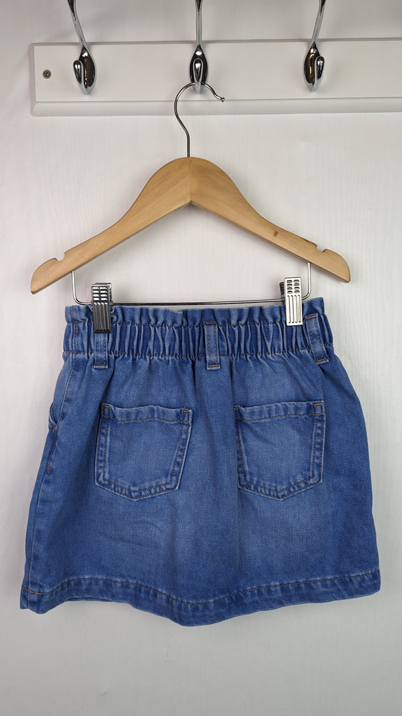 Next Blue Denim Skirt - Girls 7 Years Next Used, Preloved, Preworn & Second Hand Baby, Kids & Children's Clothing UK Online. Cheap affordable. Brands including Next, Joules, Nutmeg Morrisons, TU, F&F, H&M.