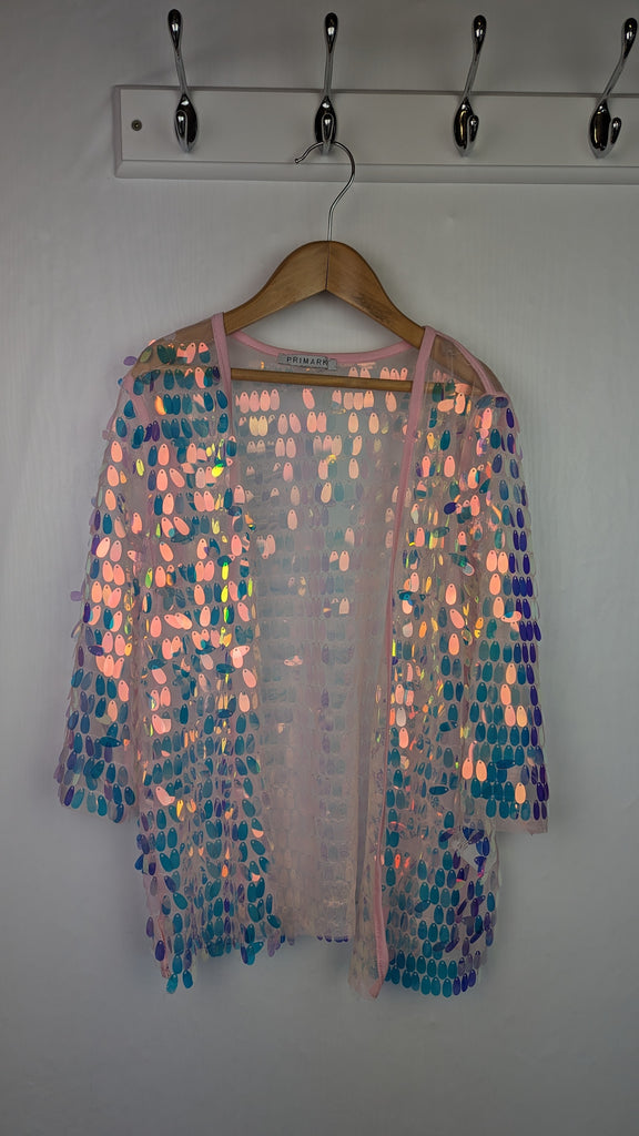 Primark Sequin Cardigan - Girls 8-9 Years Primark Used, Preloved, Preworn & Second Hand Baby, Kids & Children's Clothing UK Online. Cheap affordable. Brands including Next, Joules, Nutmeg, TU, F&F, H&M.