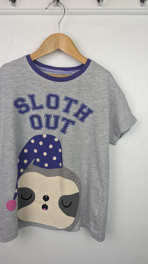 Harry Bear Sloth Out Pajama Top - Girls 8 Years Harry Bear Used, Preloved, Preworn & Second Hand Baby, Kids & Children's Clothing UK Online. Cheap affordable. Brands including Next, Joules, Nutmeg Morrisons, TU, F&F, H&M.