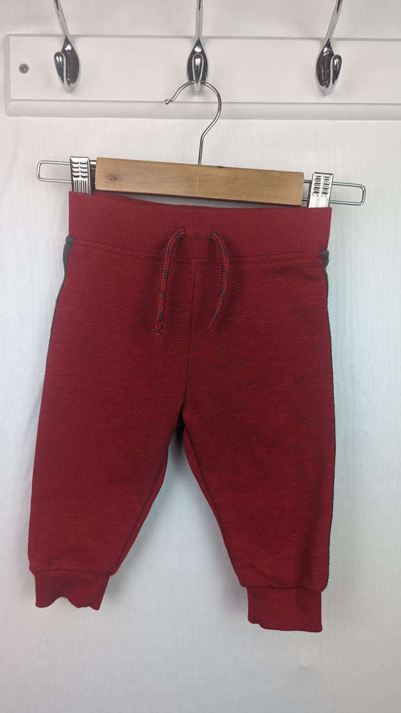 Primark Red Joggers - Baby Boys 3-6 Months Primark Used, Preloved, Preworn & Second Hand Baby, Kids & Children's Clothing UK Online. Cheap affordable. Brands including Next, Joules, Nutmeg Morrisons, TU, F&F, H&M.