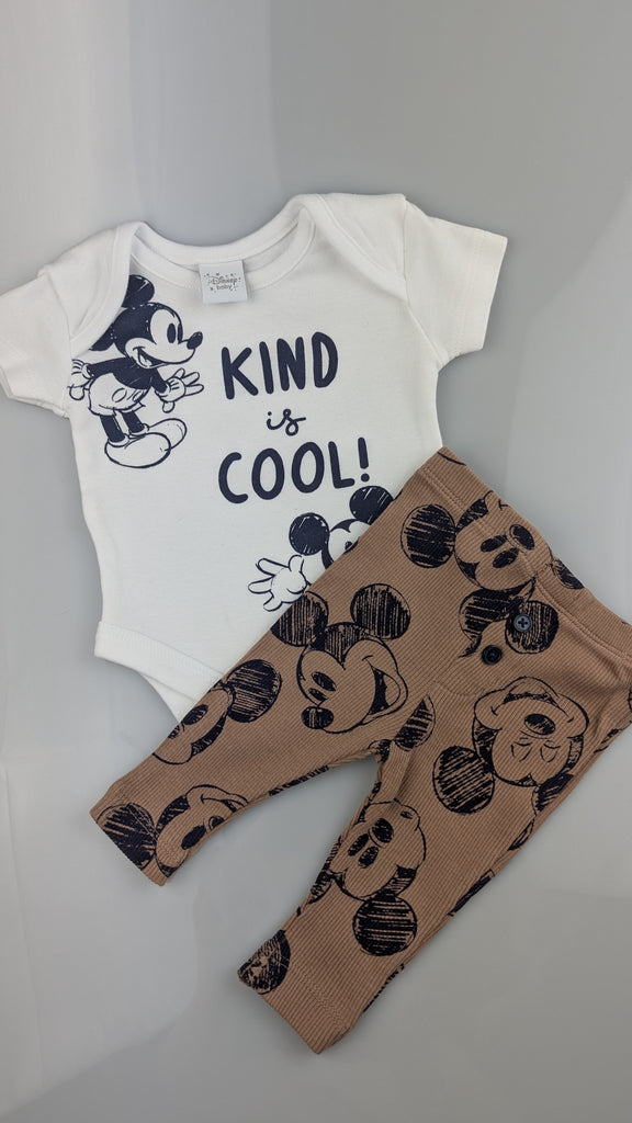 Disney Mickey Mouse Bodysuit & Leggings - Unisex Newborn Disney @ Matalan Used, Preloved, Preworn & Second Hand Baby, Kids & Children's Clothing UK Online. Cheap affordable. Brands including Next, Joules, Nutmeg Morrisons, TU, F&F, H&M.