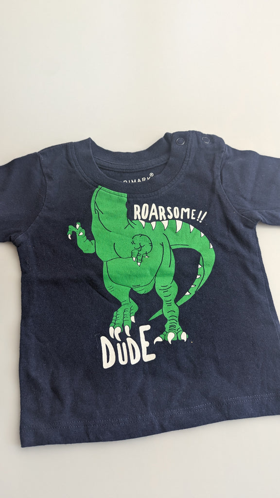 Primark Roarsome Dude Top - Boys 3-6 Months Primark Used, Preloved, Preworn & Second Hand Baby, Kids & Children's Clothing UK Online. Cheap affordable. Brands including Next, Joules, Nutmeg Morrisons, TU, F&F, H&M.