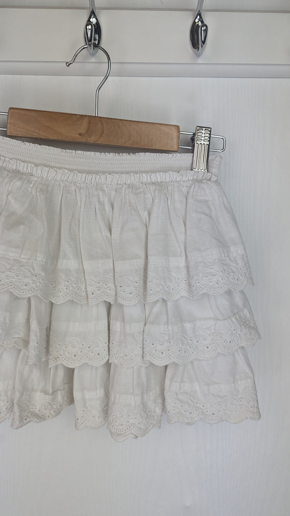 Next White Tiered Skirt - Girls 6 Years Next Used, Preloved, Preworn & Second Hand Baby, Kids & Children's Clothing UK Online. Cheap affordable. Brands including Next, Joules, Nutmeg Morrisons, TU, F&F, H&M.