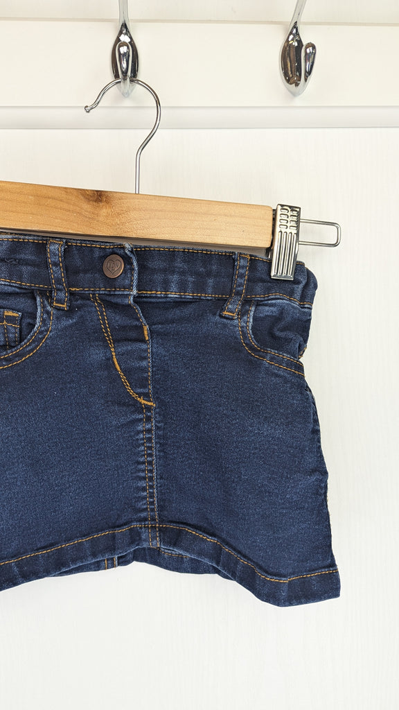 M&S Dark Blue Denim Skirt - Girls 12-18 Months Marks & Spencer Used, Preloved, Preworn & Second Hand Baby, Kids & Children's Clothing UK Online. Cheap affordable. Brands including Next, Joules, Nutmeg Morrisons, TU, F&F, H&M.