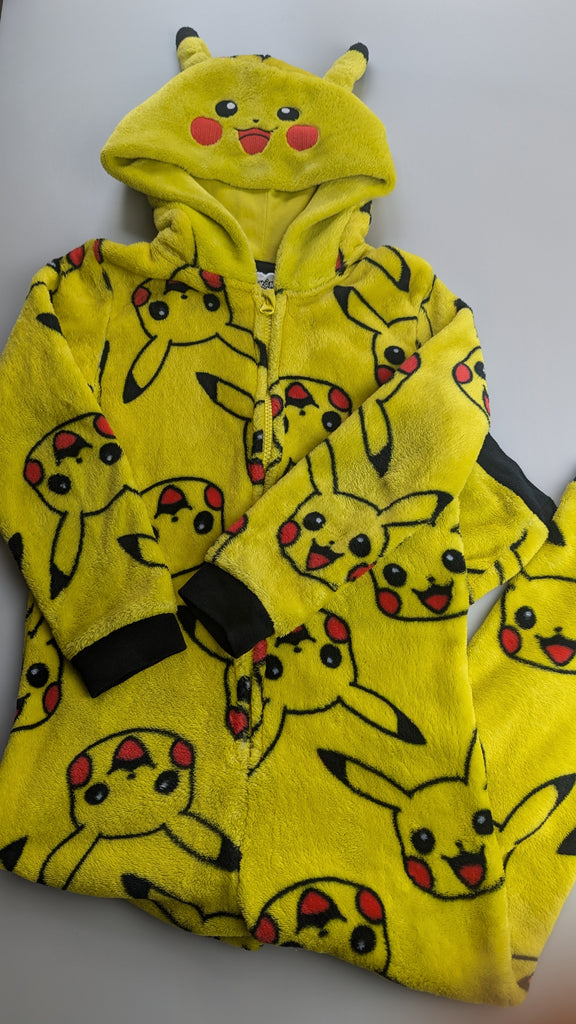 George Pokemon Pikachu Onesie - Unisex 7-8 Years George Used, Preloved, Preworn & Second Hand Baby, Kids & Children's Clothing UK Online. Cheap affordable. Brands including Next, Joules, Nutmeg, TU, F&F, H&M.