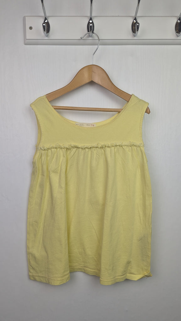 Zara Yellow Sleeveless Top - Girls 7-8 Years Zara Used, Preloved, Preworn & Second Hand Baby, Kids & Children's Clothing UK Online. Cheap affordable. Brands including Next, Joules, Nutmeg Morrisons, TU, F&F, H&M.