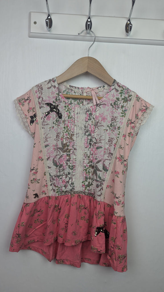 Next Pink Floral Short Sleeve Top - Girls 8 Years Next Used, Preloved, Preworn & Second Hand Baby, Kids & Children's Clothing UK Online. Cheap affordable. Brands including Next, Joules, Nutmeg Morrisons, TU, F&F, H&M.