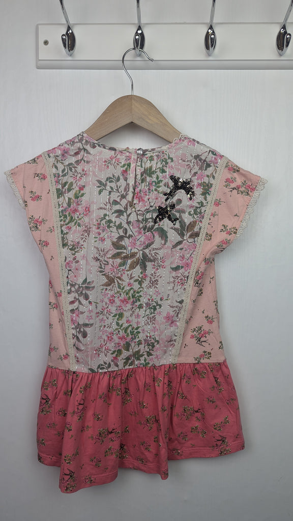 Next Pink Floral Short Sleeve Top - Girls 8 Years Next Used, Preloved, Preworn & Second Hand Baby, Kids & Children's Clothing UK Online. Cheap affordable. Brands including Next, Joules, Nutmeg Morrisons, TU, F&F, H&M.