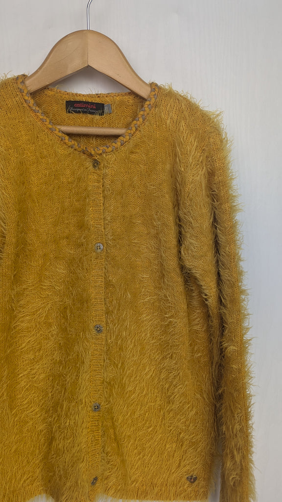 Catimini Mustard Fluffy Cardigan - Girls 8 Years Catimini Used, Preloved, Preworn & Second Hand Baby, Kids & Children's Clothing UK Online. Cheap affordable. Brands including Next, Joules, Nutmeg Morrisons, TU, F&F, H&M.