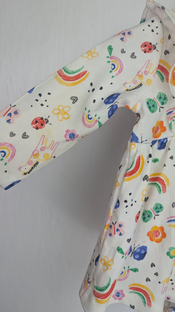 NEW Mothercare Multicolour Floral Rainbow Dress - Girls 3-6 Months Mothercare Used, Preloved, Preworn & Second Hand Baby, Kids & Children's Clothing UK Online. Cheap affordable. Brands including Next, Joules, Nutmeg Morrisons, TU, F&F, H&M.