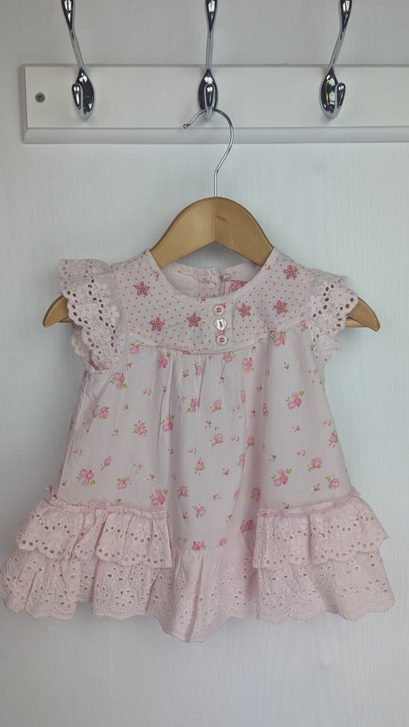 Next Pink Floral Dress - Girls 0-3 Months Next Used, Preloved, Preworn & Second Hand Baby, Kids & Children's Clothing UK Online. Cheap affordable. Brands including Next, Joules, Nutmeg Morrisons, TU, F&F, H&M.