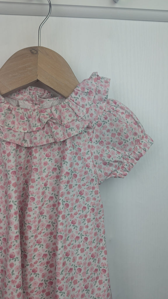 Matalan Pink Ditsy Floral Dress - Girls 3-6 Months Matalan Used, Preloved, Preworn & Second Hand Baby, Kids & Children's Clothing UK Online. Cheap affordable. Brands including Next, Joules, Nutmeg Morrisons, TU, F&F, H&M.